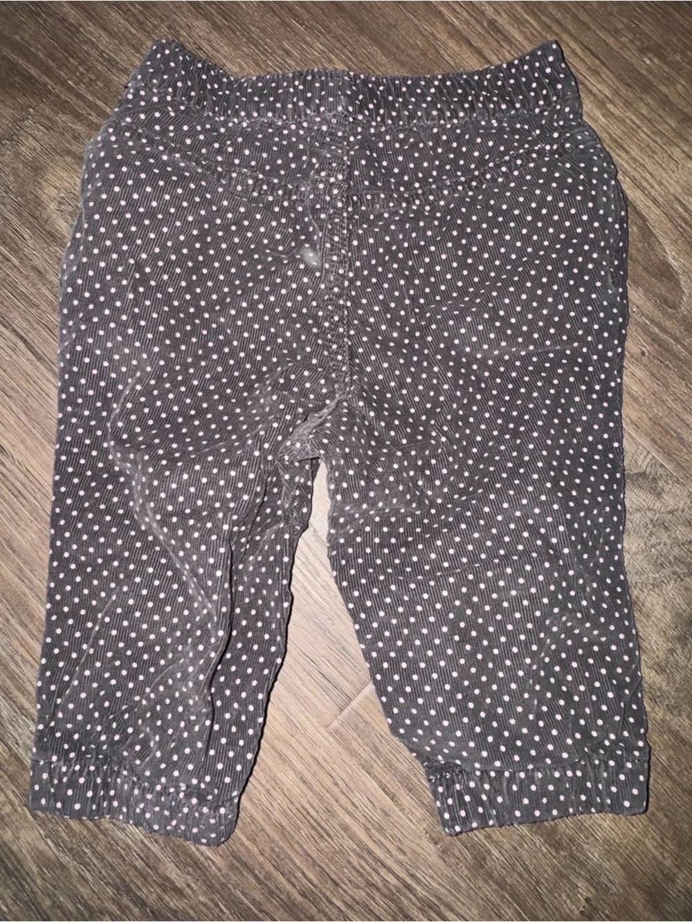 Vintage GAP Brown and Pink Polka Dot Pull-On Jeans
